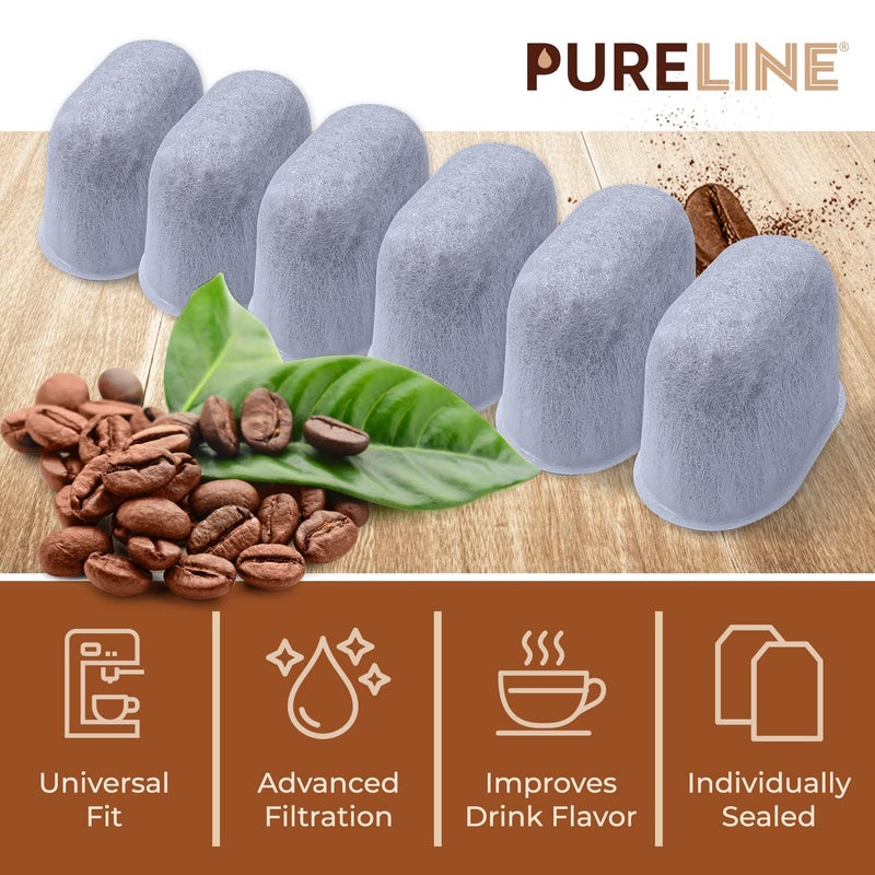Pureline Keurig Filter Replacement, 12 Pack Compatible Charcoal Water Filter Replacement by Pureline - for Keurig 2.0 and 1.0 Classic Coffee Makers - Image 2